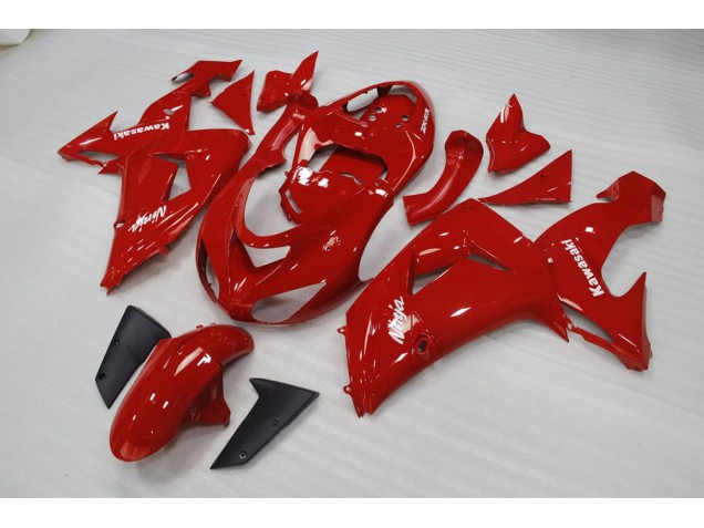 Affordable 2006-2007 Red Kawasaki Ninja ZX10R Motorcycle Fairings Canada