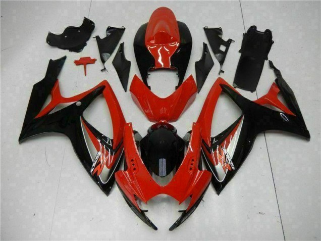 Affordable 2006-2007 Red Suzuki GSXR 600/750 Plastics Fairing Kits Canada Affordable 2006-2007 Red Suzuki GSXR 600/750 Plastics Fairing Kits Canada