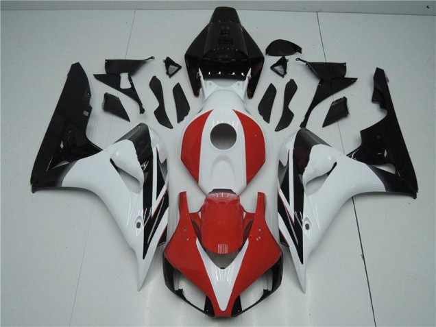 Affordable 2006-2007 Red White Black Honda CBR1000RR Full Fairing Kit Canada Affordable 2006-2007 Red White Black Honda CBR1000RR Full Fairing Kit Canada
