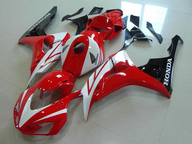 Affordable 2006-2007 Red White Honda CBR1000RR Motorcycle Fairings Canada