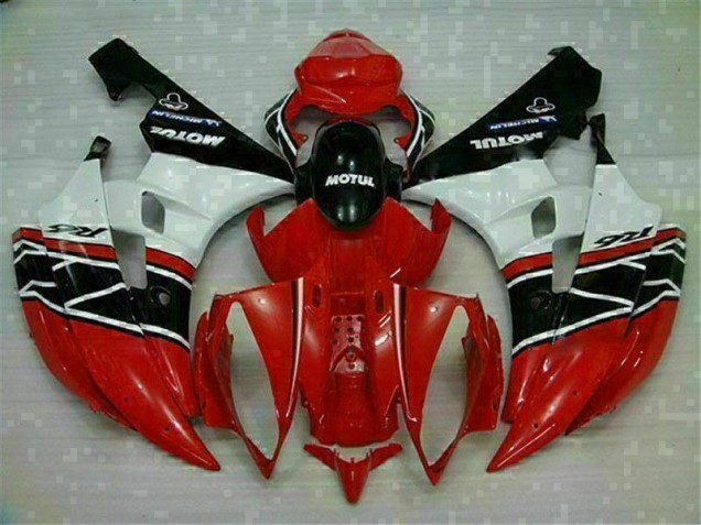 Affordable 2006-2007 Red White Yamaha YZF R6 Complete Fairing Kit Canada Affordable 2006-2007 Red White Yamaha YZF R6 Complete Fairing Kit Canada