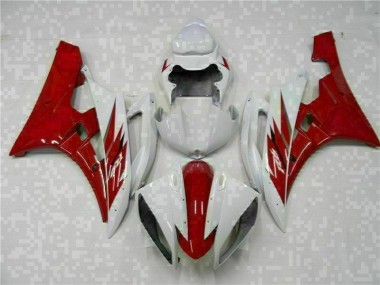 Affordable 2006-2007 Red White Yamaha YZF R6 Fairing Kit & Bodywork Canada