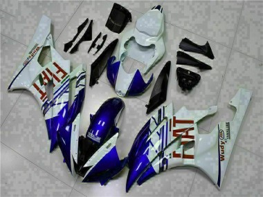 Affordable 2006-2007 White Blue Yamaha YZF R6 Motorcycle Fairings & Bodywork Canada