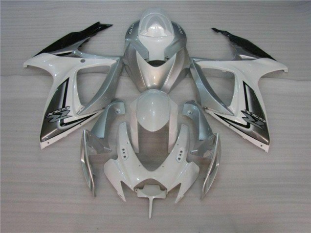 Affordable 2006-2007 White Silver Suzuki GSXR 600/750 Motorcycle Fairings & Bodywork Canada Affordable 2006-2007 White Silver Suzuki GSXR 600/750 Motorcycle Fairings & Bodywork Canada