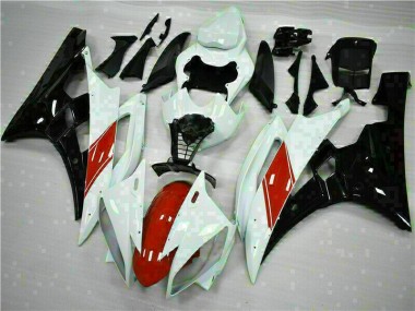 Affordable 2006-2007 White Yamaha YZF R6 Fairing Kit & Bodywork Canada
