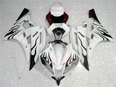 Affordable 2006-2007 White Yamaha YZF R6 Motorcycle Fairings Canada