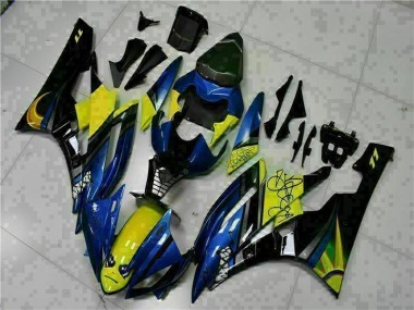 Affordable 2006-2007 Yellow Blue Yamaha YZF R6 Motorcycle Fairings Canada