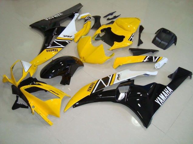 Affordable 2006-2007 Yellow Yamaha YZF R6 Motorcycle Fairings Canada Affordable 2006-2007 Yellow Yamaha YZF R6 Motorcycle Fairings Canada