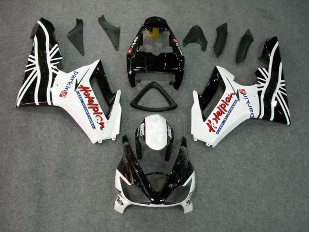 Affordable 2006-2008 Black White Triumph Daytona 675 Triple Motorcycle Fairings Canada Affordable 2006-2008 Black White Triumph Daytona 675 Triple Motorcycle Fairings Canada