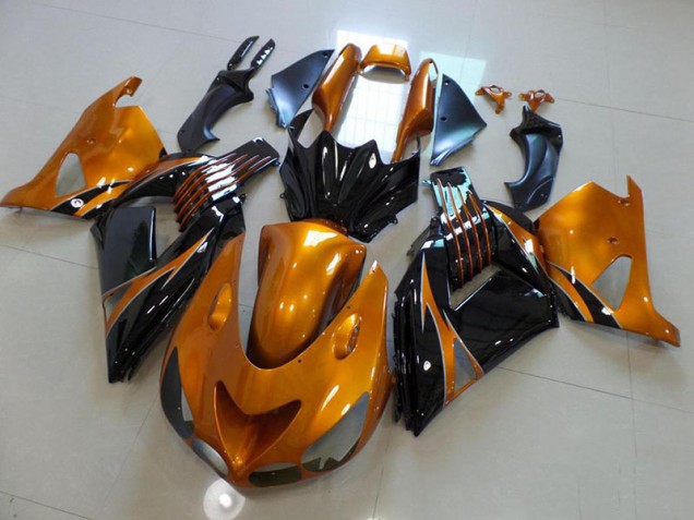 Affordable 2006-2011 Brown and Black No Sticker Kawasaki Ninja ZX14R Motorcycle Fairings Canada Affordable 2006-2011 Brown and Black No Sticker Kawasaki Ninja ZX14R Motorcycle Fairings Canada