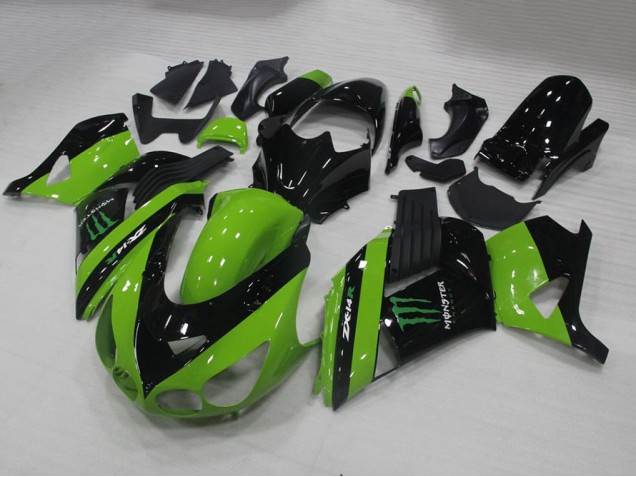 Affordable 2006-2011 Green Monster Kawasaki Ninja ZX14R Motorcycle Fairings Canada Affordable 2006-2011 Green Monster Kawasaki Ninja ZX14R Motorcycle Fairings Canada