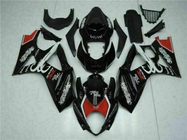 Affordable 2007-2008 Black Suzuki GSXR 1000 ABS Fairing Kit Canada