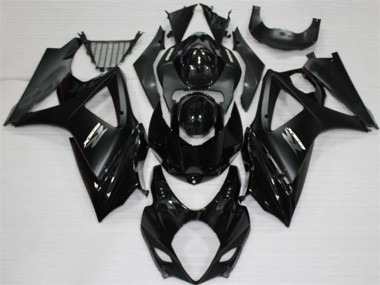 Affordable 2007-2008 Black Suzuki GSXR 1000 Motorcycle Fairings Canada