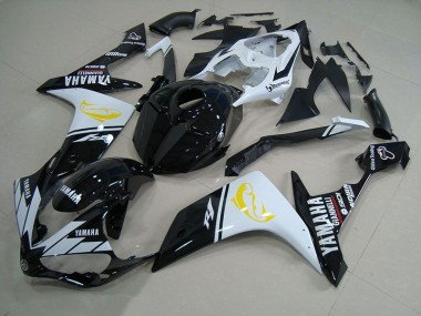 Affordable 2007-2008 Black White Dolphin Yamaha YZF R1 Motorcycle Fairings Canada