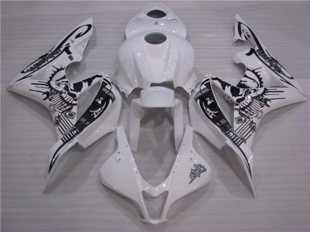 Affordable 2007-2008 Black White Honda CBR600RR Motorcycle Fairings Canada Affordable 2007-2008 Black White Honda CBR600RR Motorcycle Fairings Canada