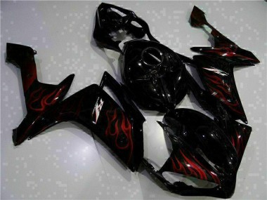 Affordable 2007-2008 Black Yamaha YZF R1 Motorcycle Fairings Canada