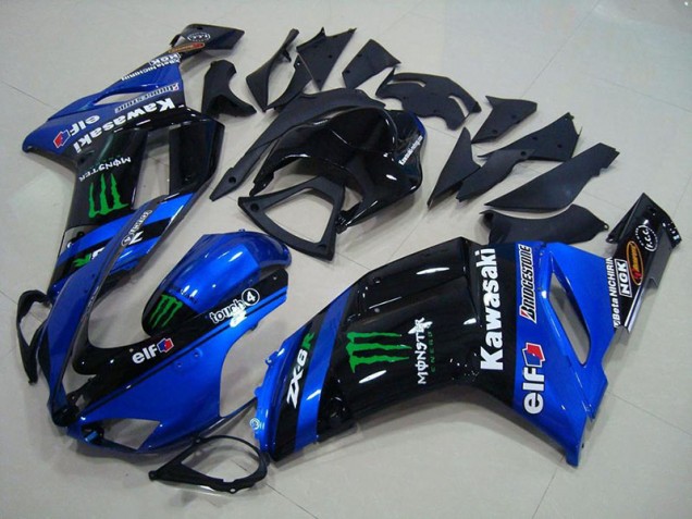 Affordable 2007-2008 Blue Monster Kawasaki Ninja ZX6R Motorcycle Fairings Canada Affordable 2007-2008 Blue Monster Kawasaki Ninja ZX6R Motorcycle Fairings Canada