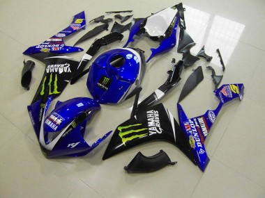 Affordable 2007-2008 Blue Monster Yamaha YZF R1 Motorcycle Fairings Canada
