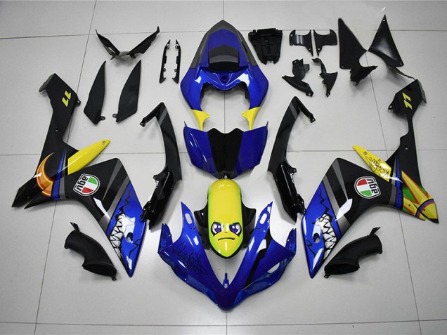 Affordable 2007-2008 Blue Shark Yamaha YZF R1 Motorcycle Fairings Canada Affordable 2007-2008 Blue Shark Yamaha YZF R1 Motorcycle Fairings Canada