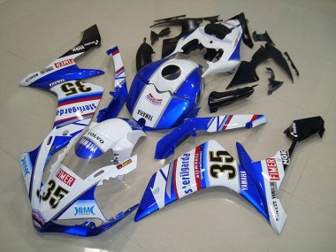 Affordable 2007-2008 Blue Stickers Yamaha YZF R1 Motorcycle Fairings Canada