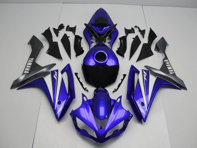 Affordable 2007-2008 Blue White Yamaha YZF R1 Motorcycle Fairings Canada