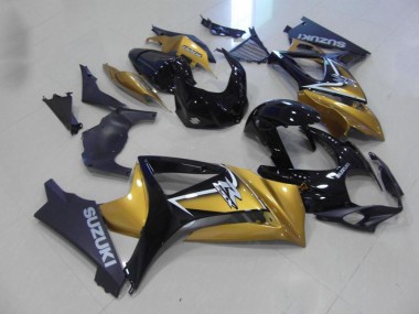 Affordable 2007-2008 Gold Black Suzuki GSXR 1000 Motorcycle Fairings Canada