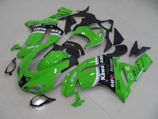Affordable 2007-2008 Green Arrow Kawasaki Ninja ZX6R Motorcycle Fairings Canada