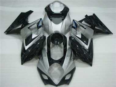 Affordable 2007-2008 Grey Black Suzuki GSXR 1000 Motorcycle Fairings Canada