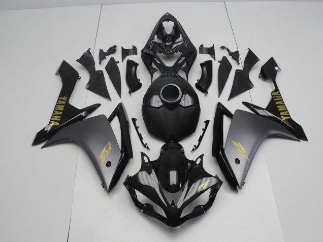 Affordable 2007-2008 Grey Black Yamaha YZF R1 Motorcycle Fairings Canada Affordable 2007-2008 Grey Black Yamaha YZF R1 Motorcycle Fairings Canada