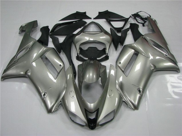 Affordable 2007-2008 Grey Kawasaki Ninja ZX6R Motorcycle Fairings Canada Affordable 2007-2008 Grey Kawasaki Ninja ZX6R Motorcycle Fairings Canada