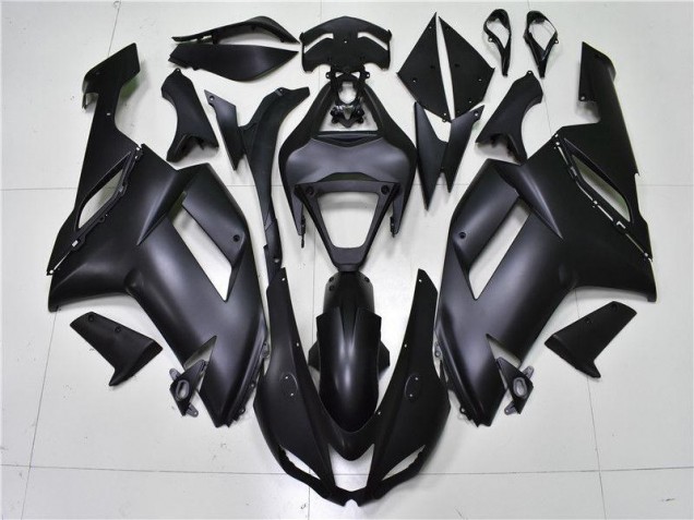 Affordable 2007-2008 Matte Black Kawasaki Ninja ZX6R Motorcycle Fairings Canada Affordable 2007-2008 Matte Black Kawasaki Ninja ZX6R Motorcycle Fairings Canada