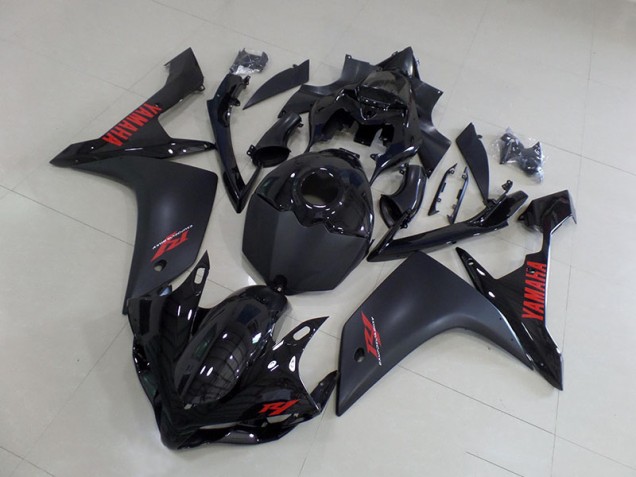 Affordable 2007-2008 Matte Black Red Yamaha YZF R1 Motorcycle Fairings Canada Affordable 2007-2008 Matte Black Red Yamaha YZF R1 Motorcycle Fairings Canada
