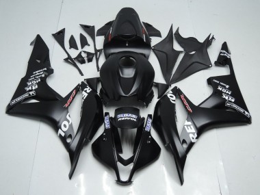 Affordable 2007-2008 Matte Black Repsol Honda CBR600RR Motorcycle Fairings Canada