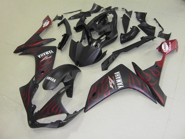 Affordable 2007-2008 Matte Red Flame Yamaha YZF R1 Motorcycle Fairings Canada