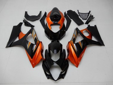Affordable 2007-2008 Orange Black Suzuki GSXR 1000 Motorcycle Fairings Canada