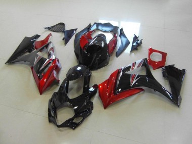 Affordable 2007-2008 Red Black No Sticker Suzuki GSXR 1000 Motorcycle Fairings Canada