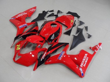 Affordable 2007-2008 Red Black Race Honda CBR600RR Motorcycle Fairings Canada
