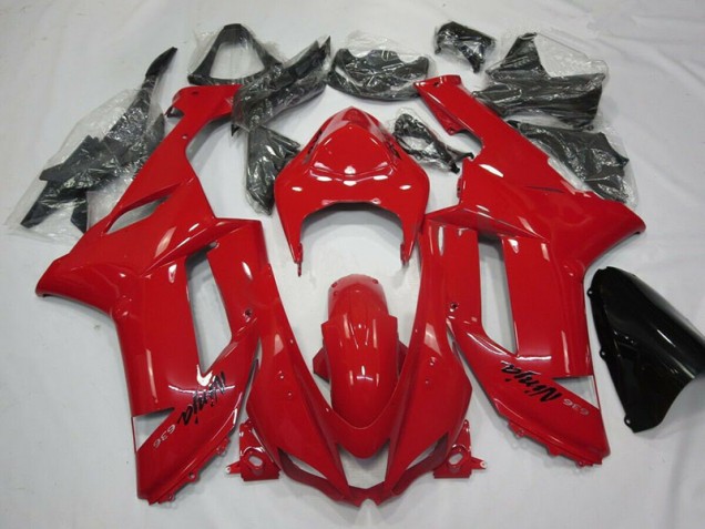 Affordable 2007-2008 Red Kawasaki Ninja ZX6R Motorcycle Fairings Canada Affordable 2007-2008 Red Kawasaki Ninja ZX6R Motorcycle Fairings Canada