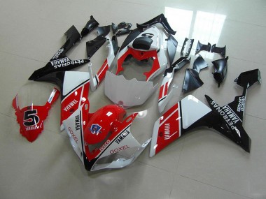 Affordable 2007-2008 Red White Stickers Yamaha YZF R1 Motorcycle Fairings Canada