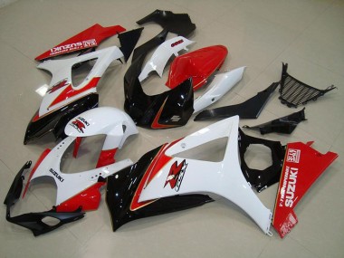 Affordable 2007-2008 White Red Black Suzuki GSXR 1000 Motorcycle Fairings Canada
