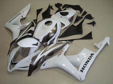 Affordable 2007-2008 White Silver Honda CBR600RR Motorcycle Fairings Canada