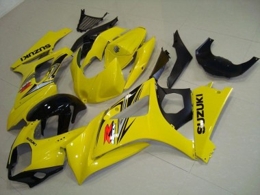 Affordable 2007-2008 Yellow Suzuki GSXR 1000 Motorcycle Fairings Canada