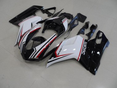 Affordable 2007-2012 Black Tricolor Ducati 848 1098 1198 Motorcycle Fairings Canada