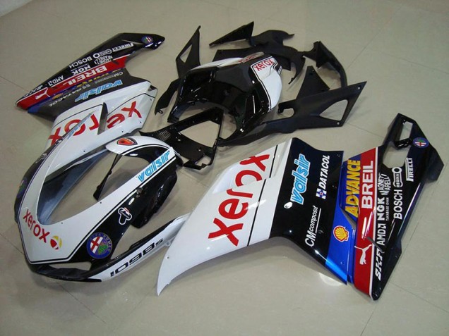 Affordable 2007-2012 Black Xerox Ducati 848 1098 1198 Motorcycle Fairings Canada Affordable 2007-2012 Black Xerox Ducati 848 1098 1198 Motorcycle Fairings Canada