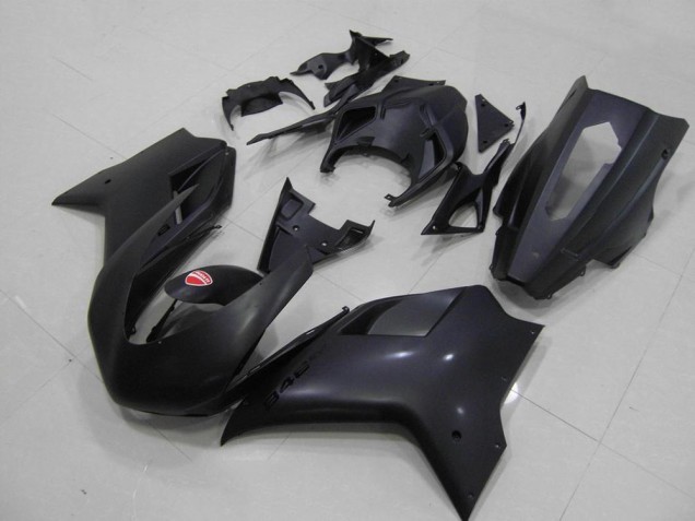 Affordable 2007-2012 Matte Black Racing Verision Ducati 848 1098 1198 Motorcycle Fairings Canada