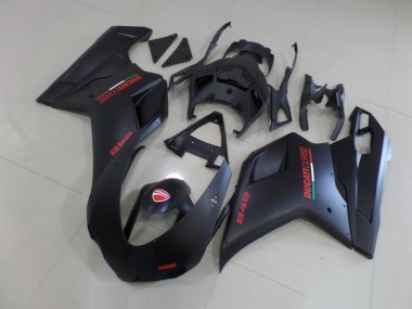 Affordable 2007-2012 Matte Black Red Sticker Ducati 848 1098 1198 Motorcycle Fairings Canada