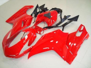Affordable 2007-2012 Red Ducati 848 1098 1198 Motorcycle Fairings Canada