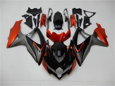Affordable 2008-2010 Black Orange Grey Suzuki GSXR 600/750 Motorcycle Fairings Canada