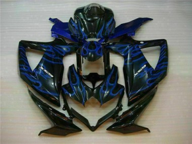 Affordable 2008-2010 Blue Black Suzuki GSXR 600/750 Full Fairing Kit Canada