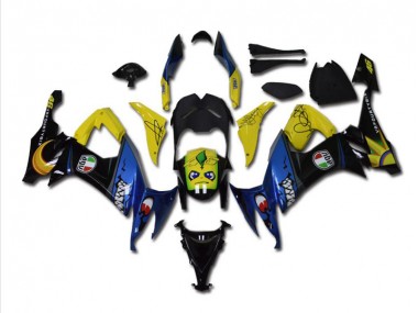 Affordable 2008-2010 Blue Shark Kawasaki Ninja ZX10R Motorcycle Fairings Canada